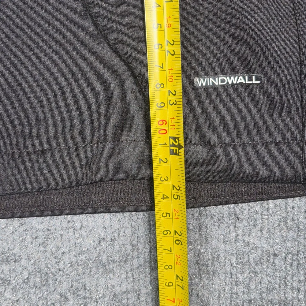 The North Face Mens WindWall Softshell Vest Black Idaho Forest Group Large